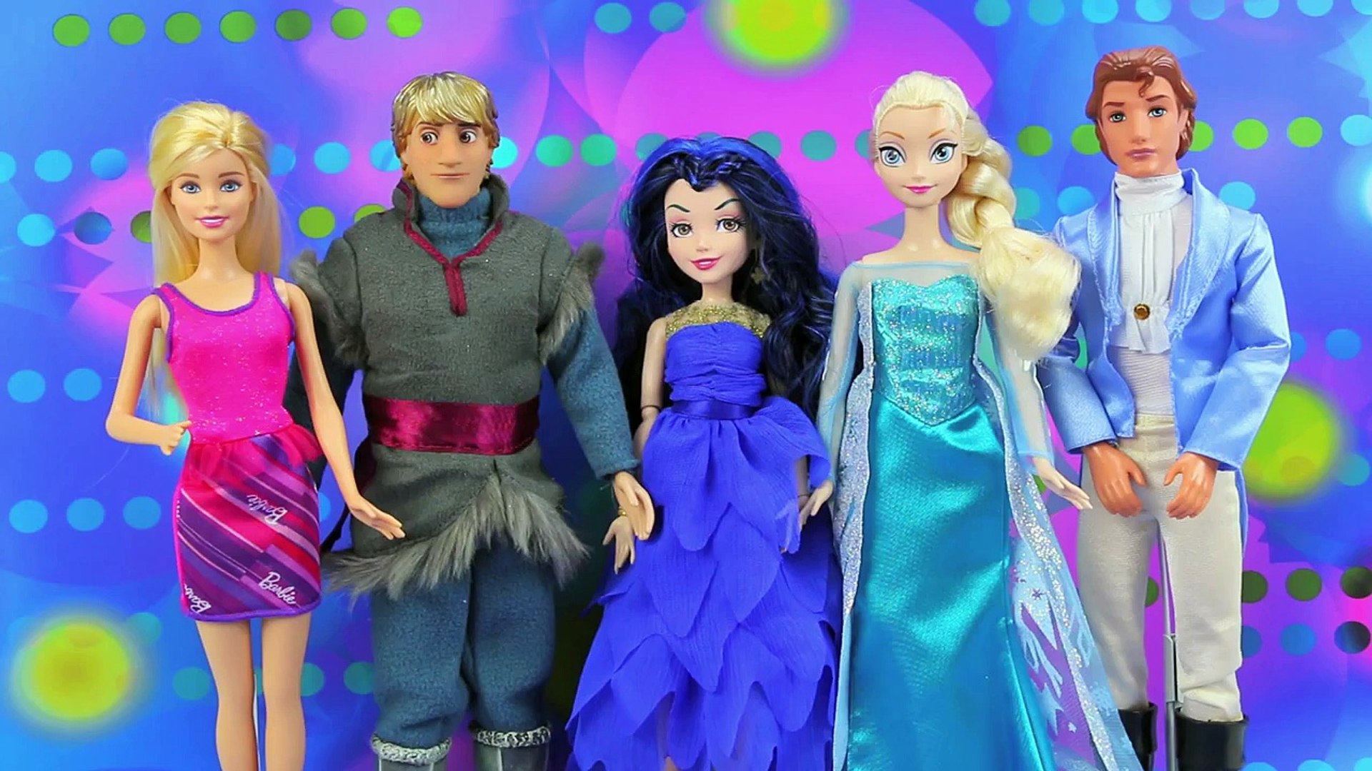 ⁣Inside Out Makeovers with Frozen & Descendants for Halloween. DisneyToysFan.