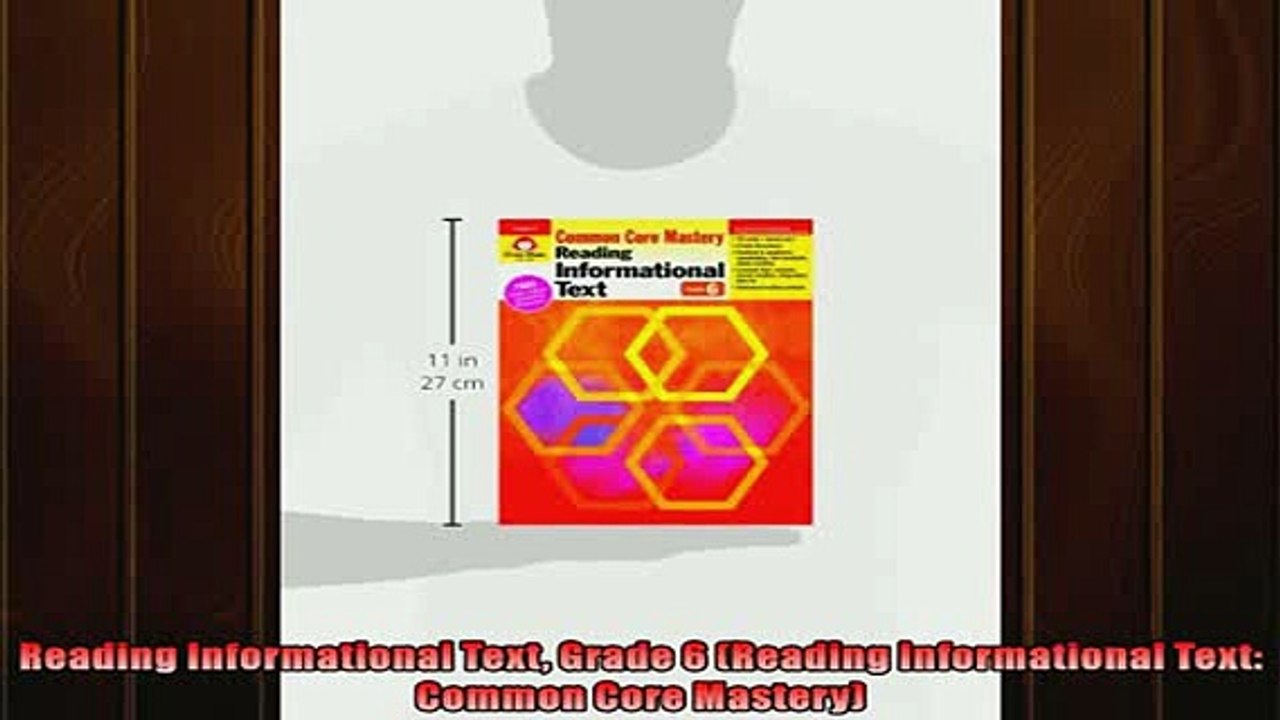 EBOOK ONLINE  Reading Informational Text Grade 6 Reading Informational Text Common Core Mastery  DOWNLOAD ONLINE