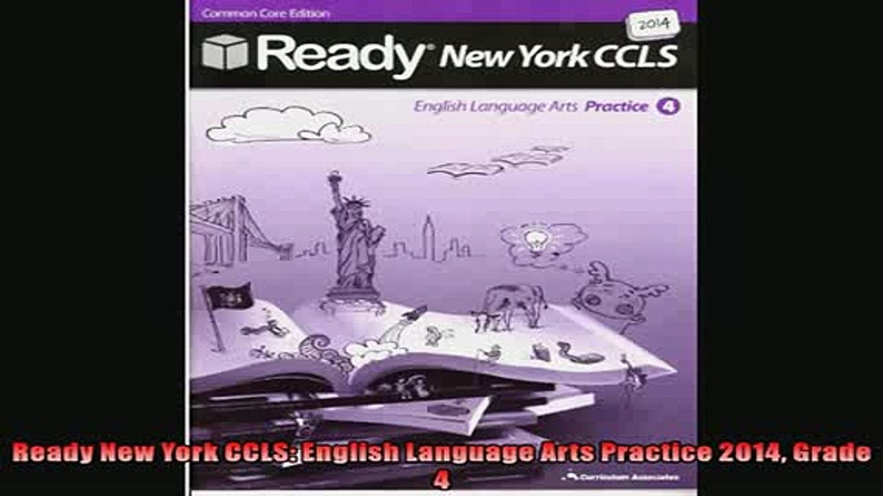 FREE PDF  Ready New York CCLS English Language Arts Practice 2014 Grade 4  DOWNLOAD ONLINE