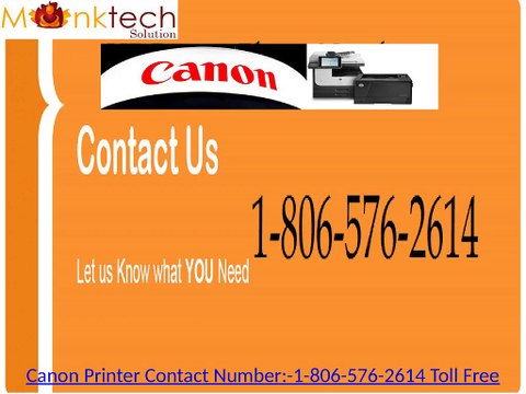 Ready to Help Canon Printer Contact Number 1-806-576-2614