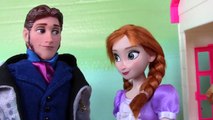 Disney Frozen Series Prince Hans Princess Anna Horse Stables Kristoff Queen Part 12 Barbie Dolls