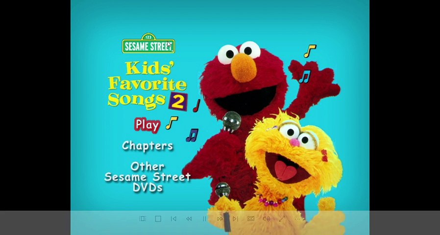 Sesame Street Kids' Favorite Songs 2 DVD Menu Walkthrough - video