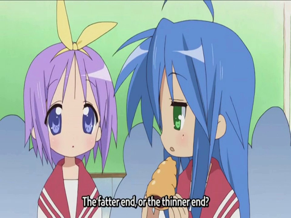 Lucky Cute Animé Girls Eat Food Talk Poop Star [B.A.D.A. #2]