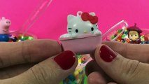 Rainbow Dippin' Dots Surprise Toys Hello Kitty Peppa Pig Masha i Medved Toy Videos Part 8