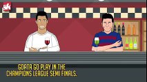 Cristiano Ronaldo trolls Lionel Messi after FC Barcelona's exit from the UEFA Champions League