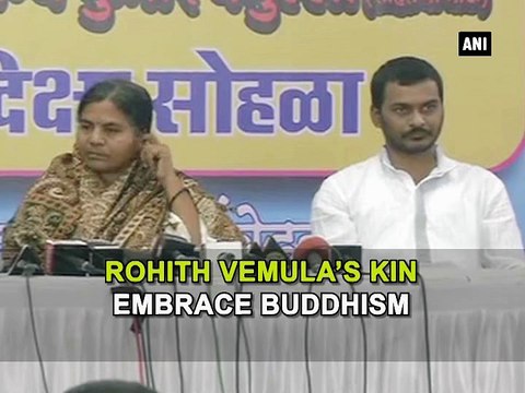 Rohith Vemula’s kin embrace Buddhism