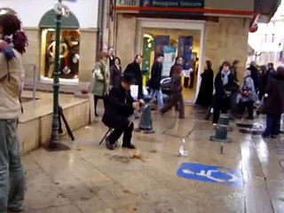 Musicien dans les rues de Aix ou Marseille