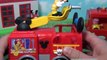 Paw Patrol, Mickey Mouse Clubhouse, and Peppa Pig Comparison of Fire Truck and Fire Engines Toys