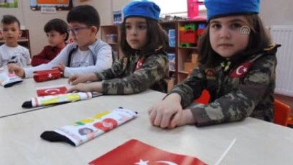 Minik Öğrencilerden Güvenlik Güçlerine Hediye - Osmaniye