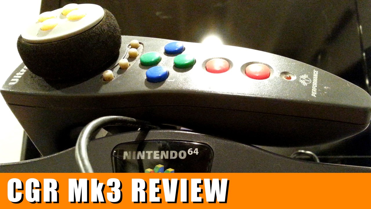 Classic Game Room - N64 ULTRARACER 64 controller review