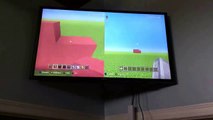 Minecraft Pink Sheep and Exploding TNT Timelapse!