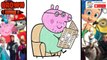 Peppa Pig Coloring Pages and Nursery Rhymes ABC Song! Peppa PigColoring Pages and Toys!