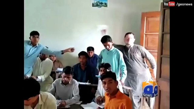 Cheating runs rampant during Sindh Matric exams 31 March 2016