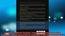 FREE PDF  The Modern WorldSystem I Capitalist Agriculture and the Origins of the European  DOWNLOAD ONLINE