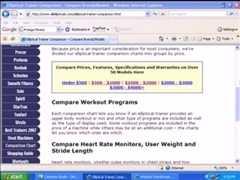 Elliptical Trainer Reviews