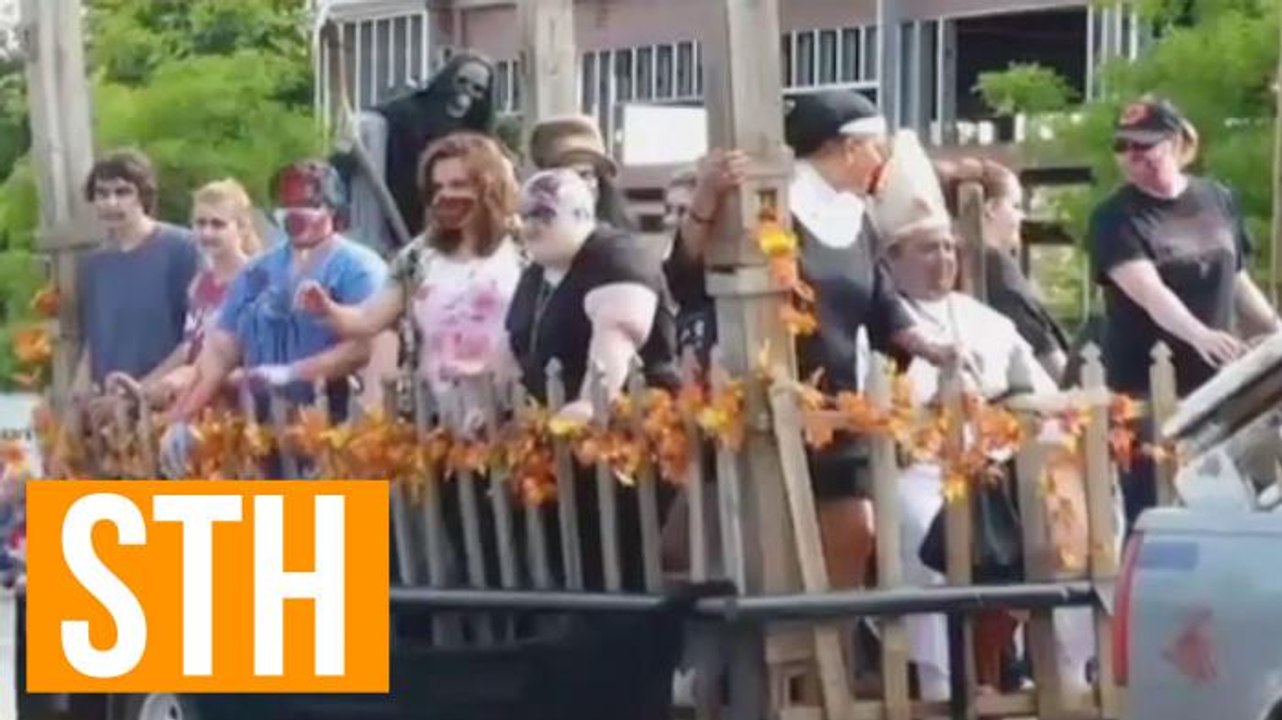 Small Town Oklahoma Mom Super Upset Over Zombies At 4th Of July Parade