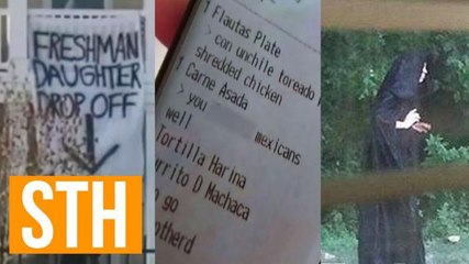 Sleazy Banners, Offensive Slur Receipt, Meat-Dropping Grim Reaper!