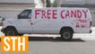 Creepy "Free Candy" White Van Cruises Around Suburban Sacramento
