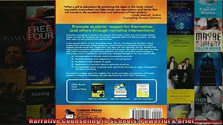 Free PDF Downlaod  Narrative Counseling in Schools Powerful  Brief  FREE BOOOK ONLINE