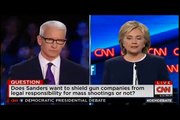 Debate: Bernie tells Hillary to stop shouting about gun control