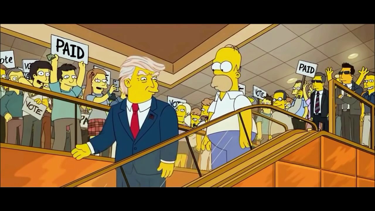 Simpsons predicted Trump Video back