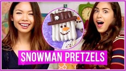 Quick AND Easy DIY Christmas Treats! | Lets Get Snacking w/ MissTiffanyMa and ClayCupcakes4