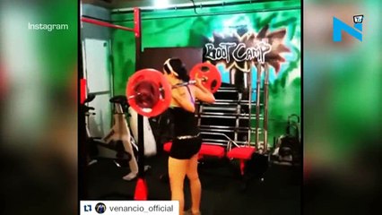 Can you guess this singer with rock hard body ?