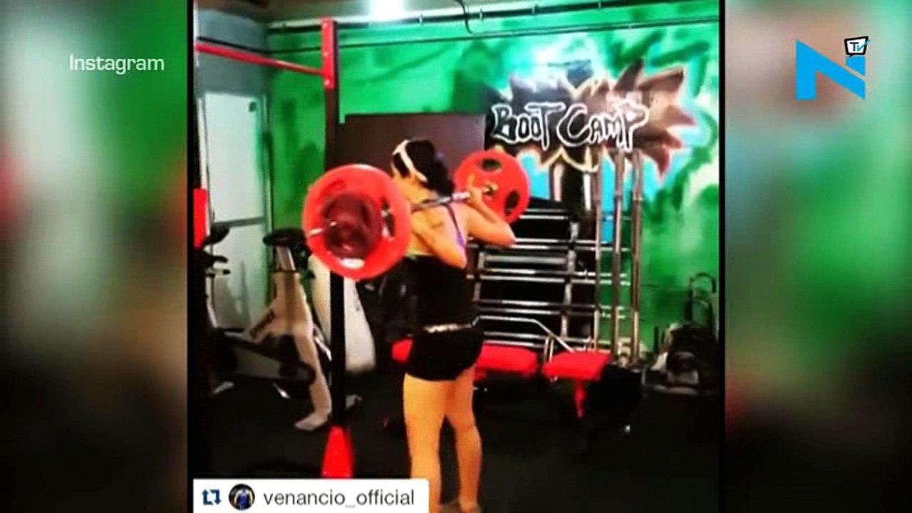 Can you guess this singer with rock hard body ?