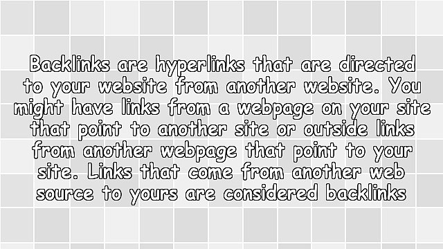 Backlinks: A Way to Increase Web Traffic