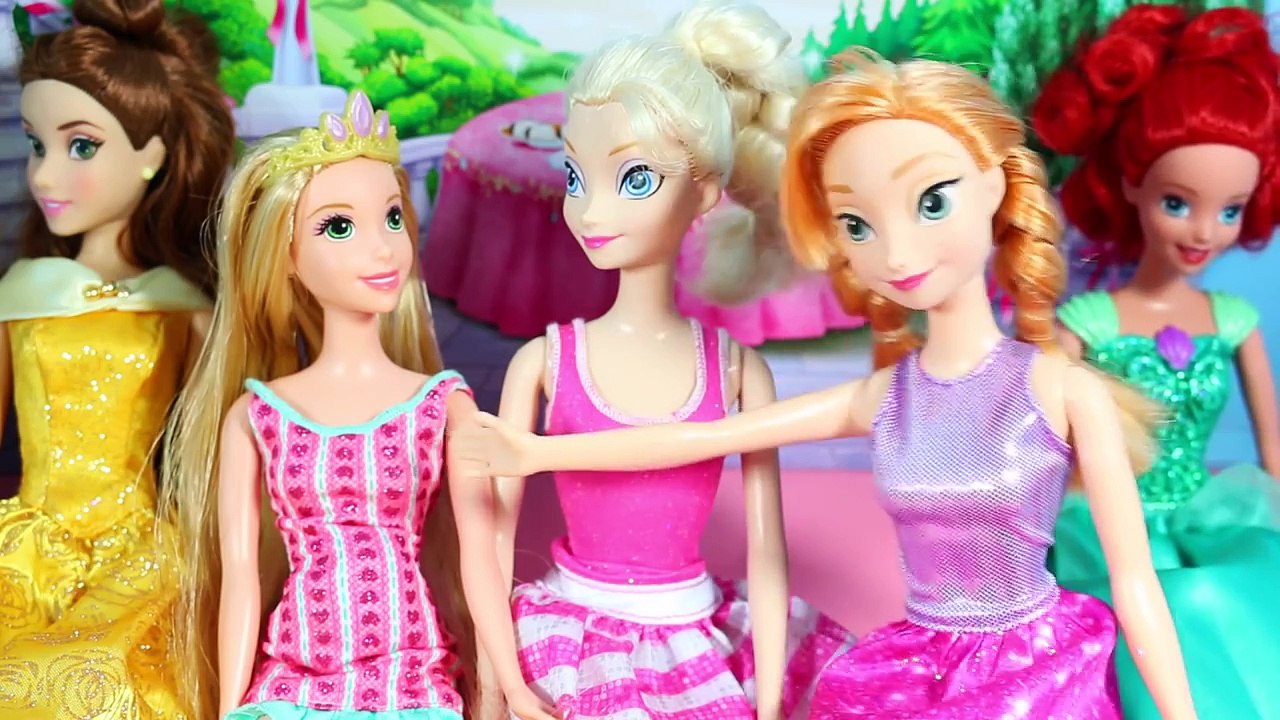 Frozen Elsa RAPUNZEL PREGNANT Birth Story Flynn Married Tangled Elsas Friend Barbie Parody P4