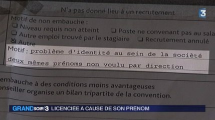 Licenciée à cause de son prénom ! ZAP ACTU du 14/04/2016