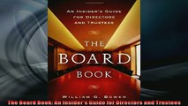 READ book  The Board Book An Insiders Guide for Directors and Trustees  FREE BOOOK ONLINE