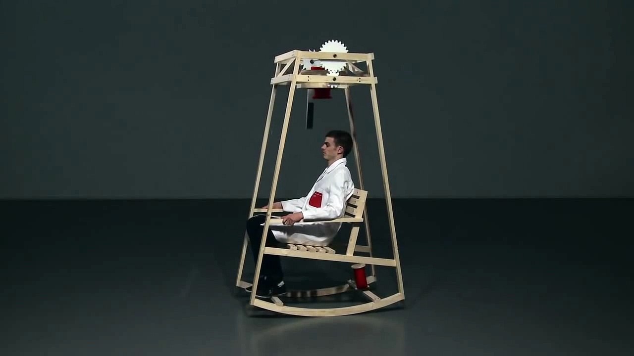 This Rocking Chair Knits You a Hat as You Rock Back and Forth