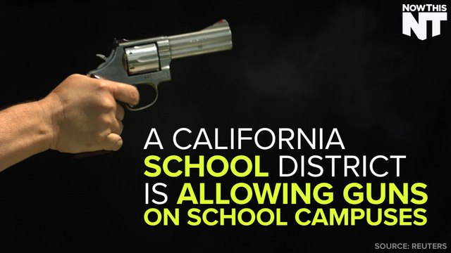 California School Allows Faculty To Carry Guns