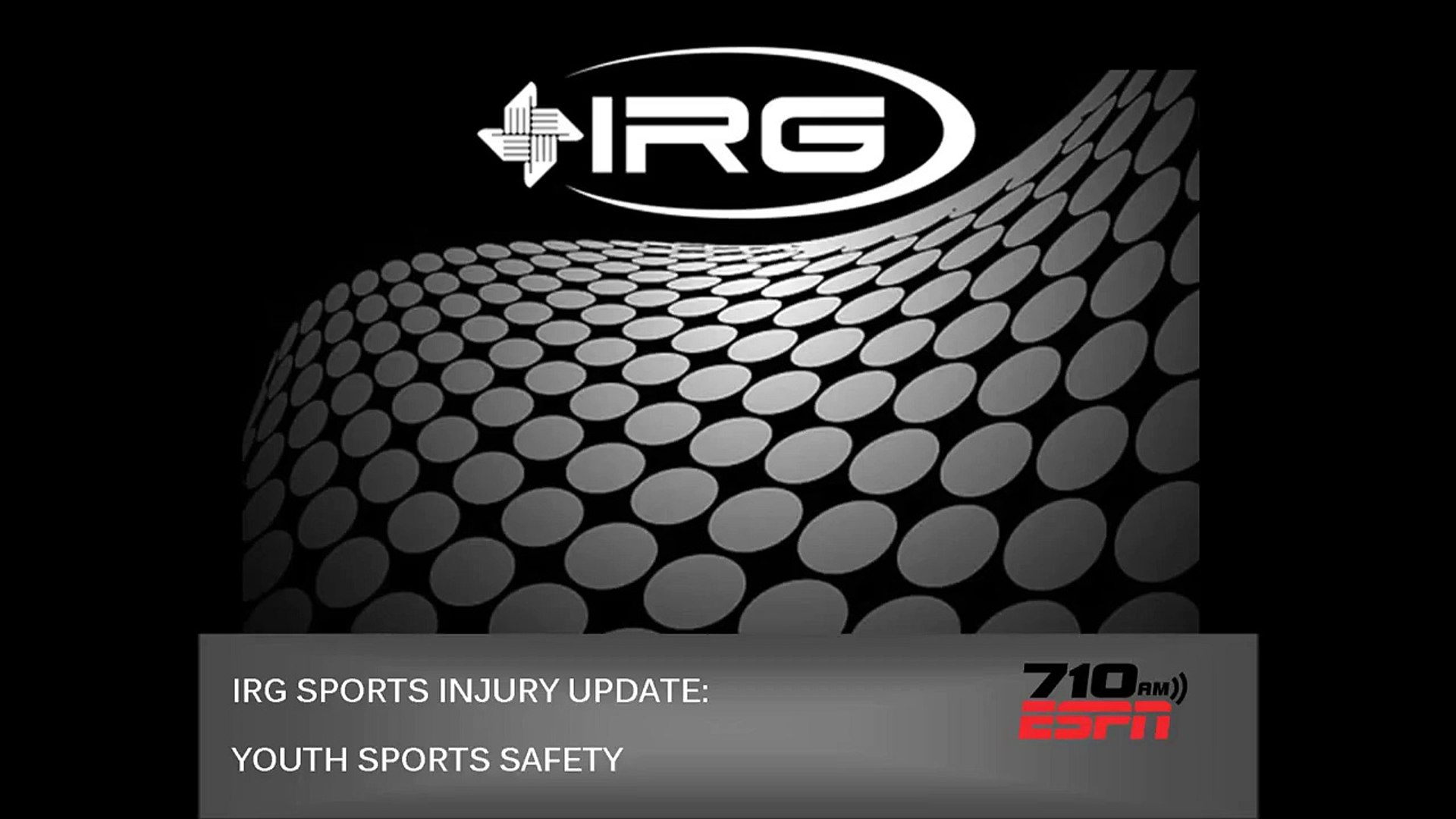 ⁣IRG Sports Injury Update: Youth Sports Safety