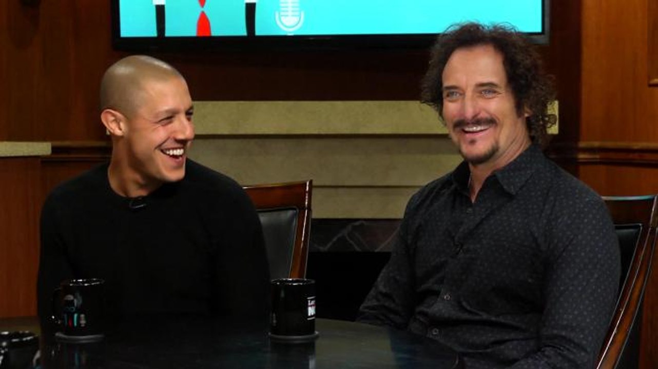 Sons of Anarchy: Theo Rossi and Kim Coates