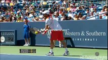 Novak Djokovic vs Juan Monaco Cincinnati 2013 Highlights R2)