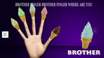 Finger Family Cone Ice Cream Crazy Cartoon Animation Finger Family Nursery Rhymes For Children