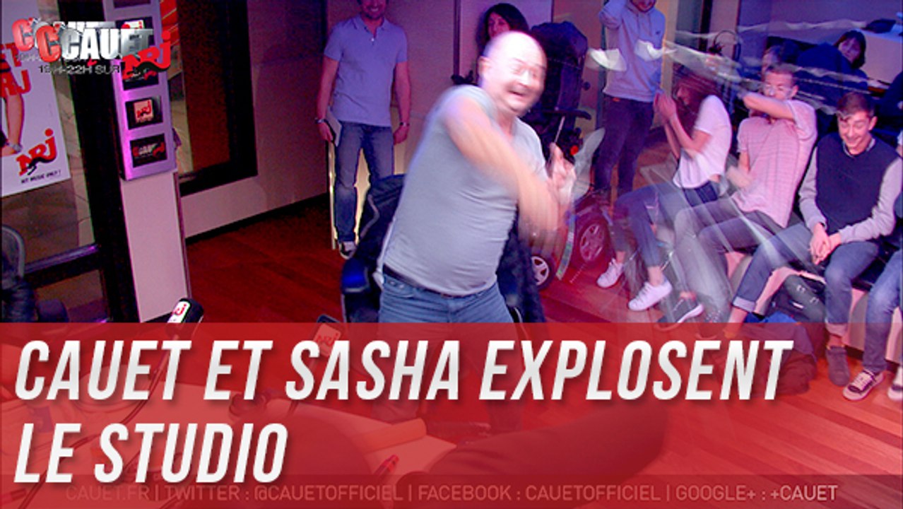 Cauet et Sasha explosent le studio - C'Cauet sur NRJ