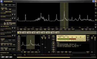 Radio Thailand Interval Signal on 9575KHz　Japanese