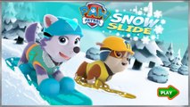 PAW Patrol Snow slide - Nick Junior Games For Kids