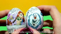 POCOYO! Surprise Eggs Disney Frozen Princess Kinder Surprise Zaini Sofia The First Surprise Eggs