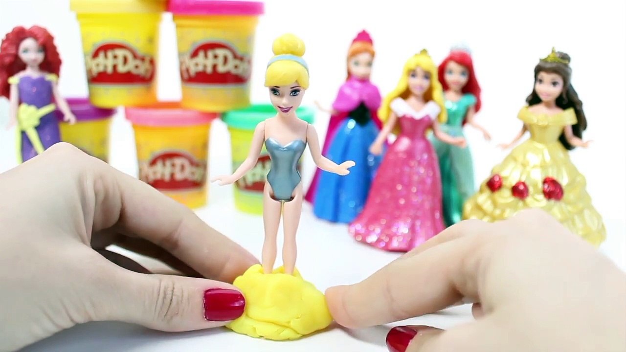 Disney Princess MagiClip Collection Princesses Play Doh Dresses Magic ...