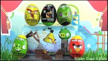 Angry Birds funny series Angry Eggs #3 - Kinder surprise egg toy opening EPIC fun movie (SC4K)