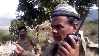 Real video of Pakistan army Mortar fire against Indian terrorists during operation Zarb E AZB