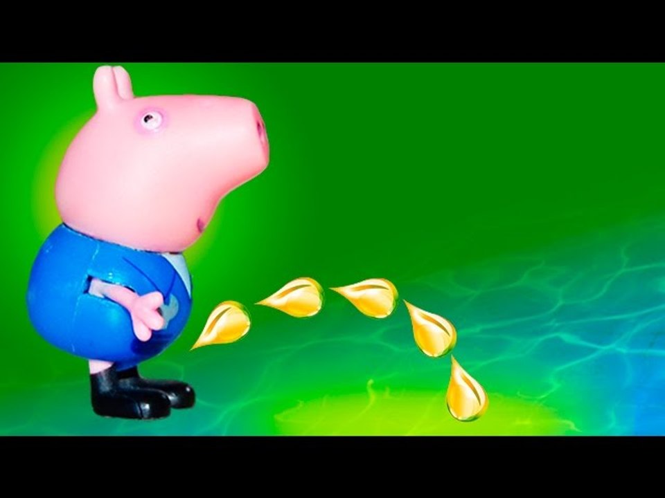 Свинка Пеппа. Мультик с игрушками. Джордж пи-пи...