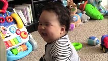 BABY LAUGHING HYSTERICALLY - FUNNY GIGGLES
