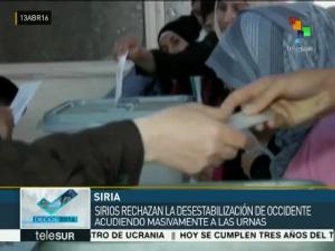 Alta participación ciudadana en elecciones parlamentarias en Siria