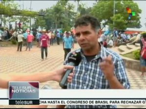 Campesinos y cooperativistas continúan las movilizaciones en Paraguay