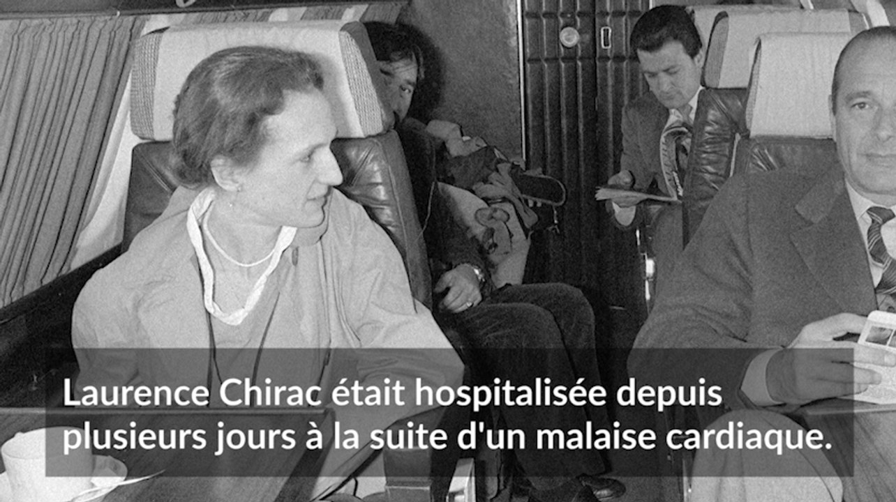 Laurence Chirac, fille de Jacques Chirac, est décédée